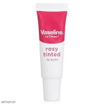 بالم لب تیوپی وازلین مدل Rosy Tinted