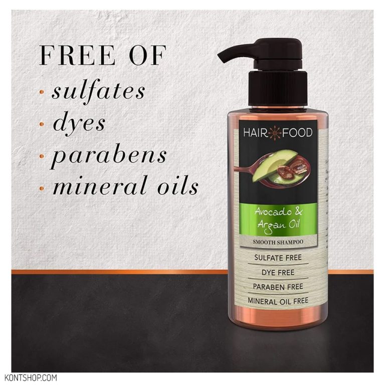 شامپو مو هیرفود حاوی آووکادو و روغن آرگان مناسب موی فر