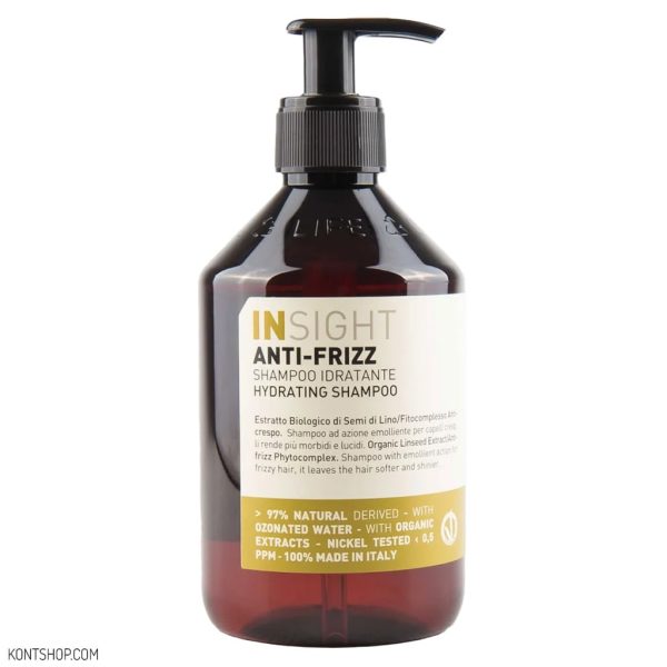 شامپو موهای وز و مجعد اینسایت مدل Anti-Frizz