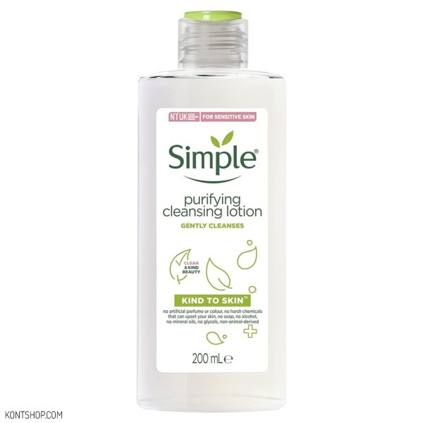 لوسیون پاک کننده صورت سیمپل مدل Purifying