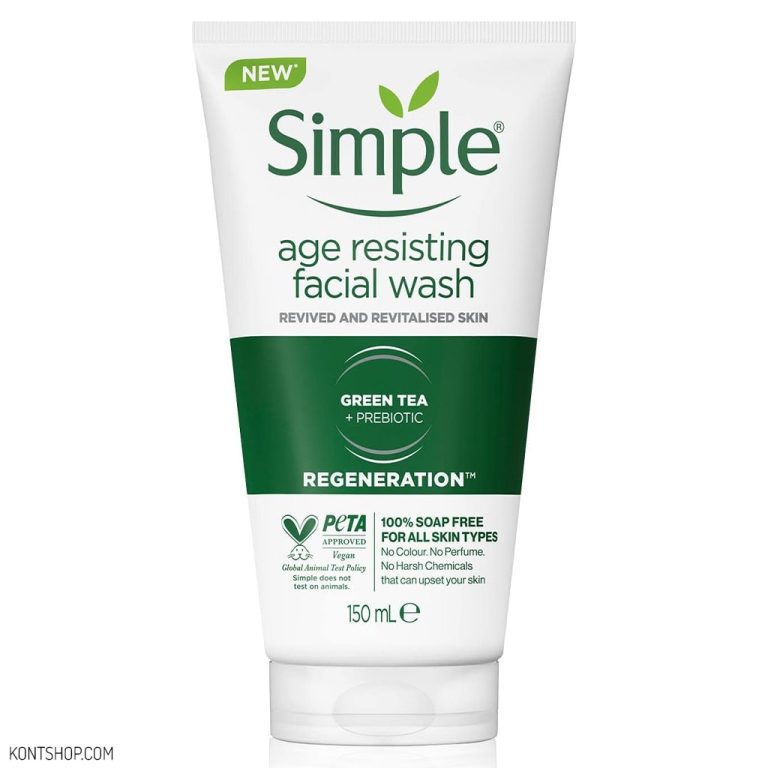 ژل شستشو ضد پیری سیمپل حاوی چای سبز