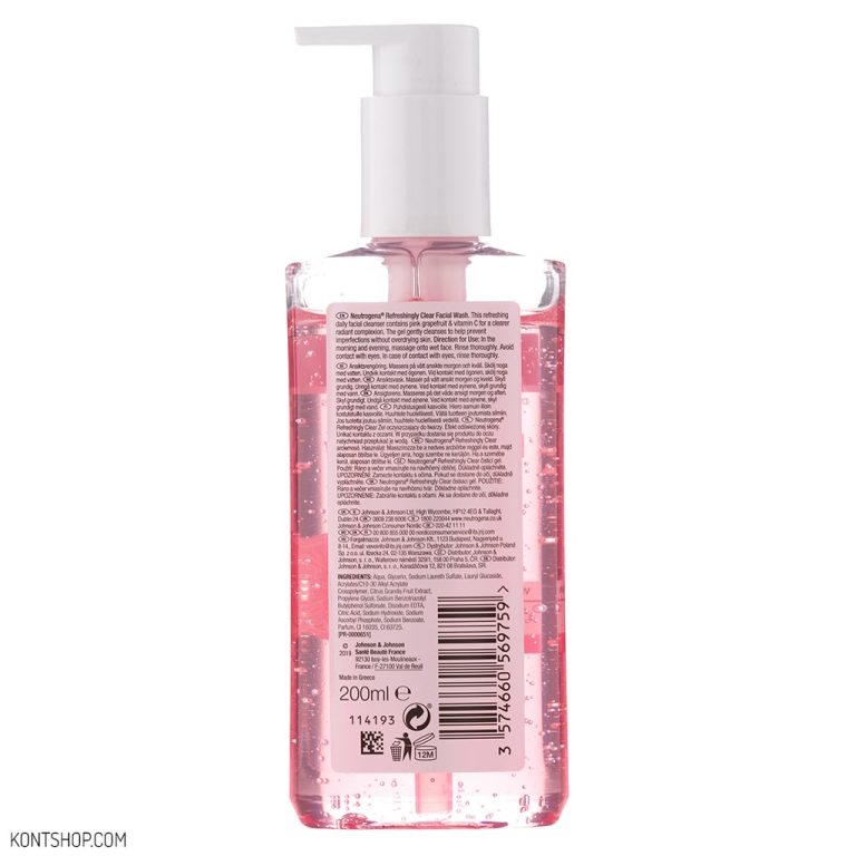 ژل شستشوی صورت نوتروژینا مناسب انواع پوست