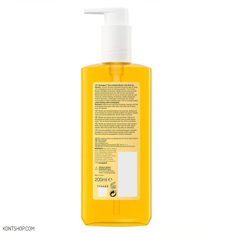 ژل میسلار پاک کننده صورت نوتروژینا مناسب پوست مختلط و دهیدراته