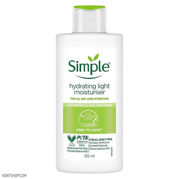 کرم آبرسان و مرطوب کننده سیمپل مدل Light