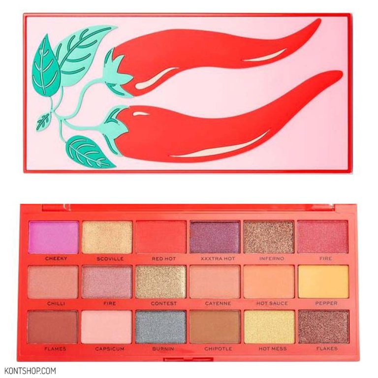 پالت سایه چشم 18رنگ روولوشن مدل Chilli