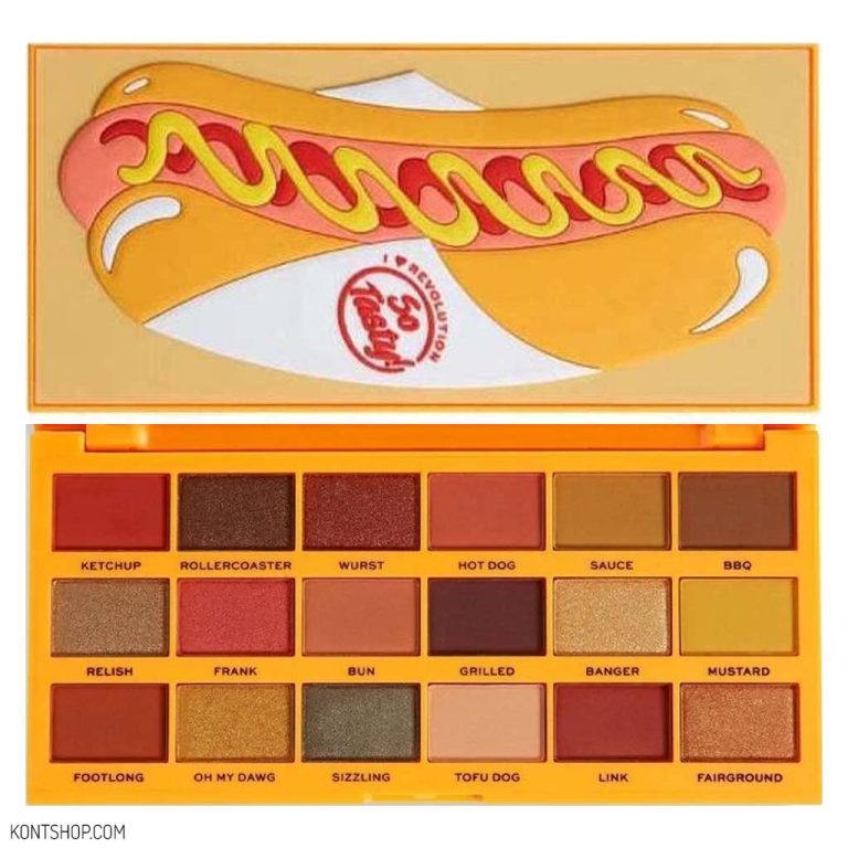 پالت سایه چشم 18رنگ روولوشن مدل Hot Dog