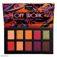 پالت سایه چشم 10رنگ نیکس مدل Off Tropic