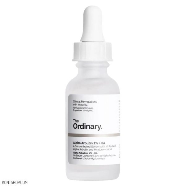 سرم پوست اوردینری آلفا آربوتین Alpha Arbutin 2% + Ha آبرسان و روشن کننده و ضد لک
