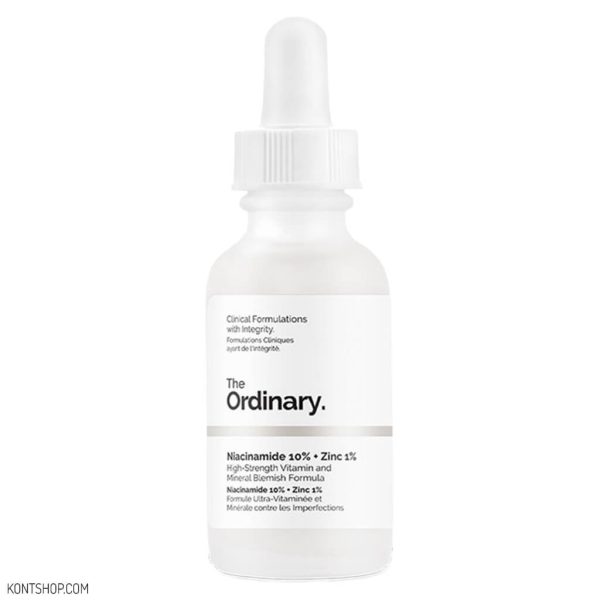 سرم پوست اوردینری نیاسینامید 1% Niacinamide 10% + Zinc ضد جوش و آکنه