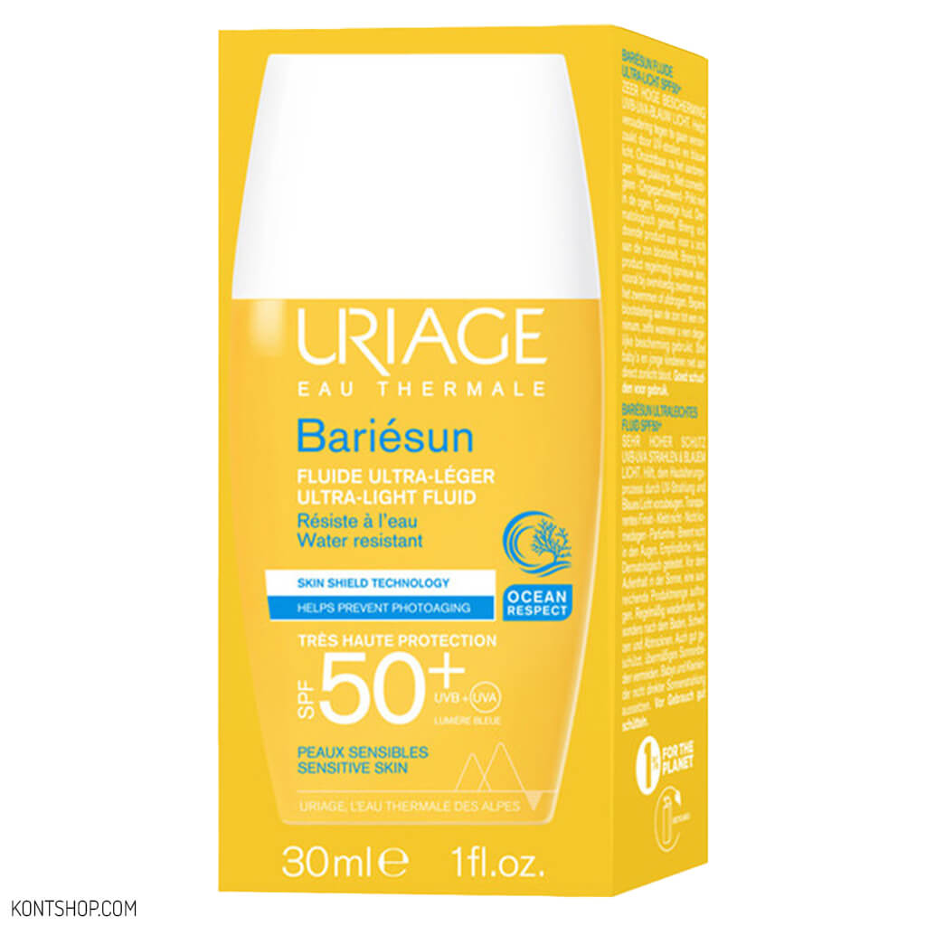 لوسیون ضد آفتاب اوریاژ +SPF50 مدل Bariesun مناسب پوست‌های حساس