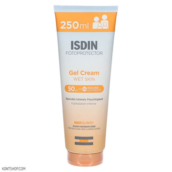 ژل کرم ضد آفتاب بی رنگ ایزدین SPF50 حجم ۲۵۰ میل