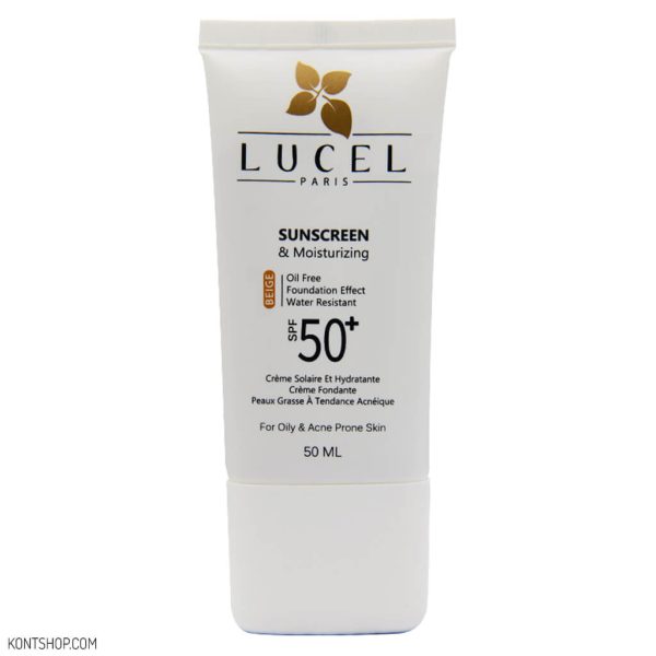 کرم ضدآفتاب رنگی SPF50 لوسل مناسب پوست چرب