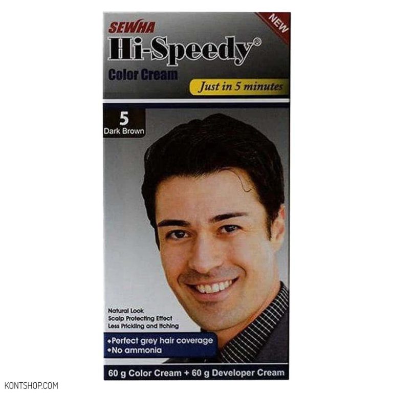 کیت رنگ مو مردانه های‌اسپیدی شماره 5