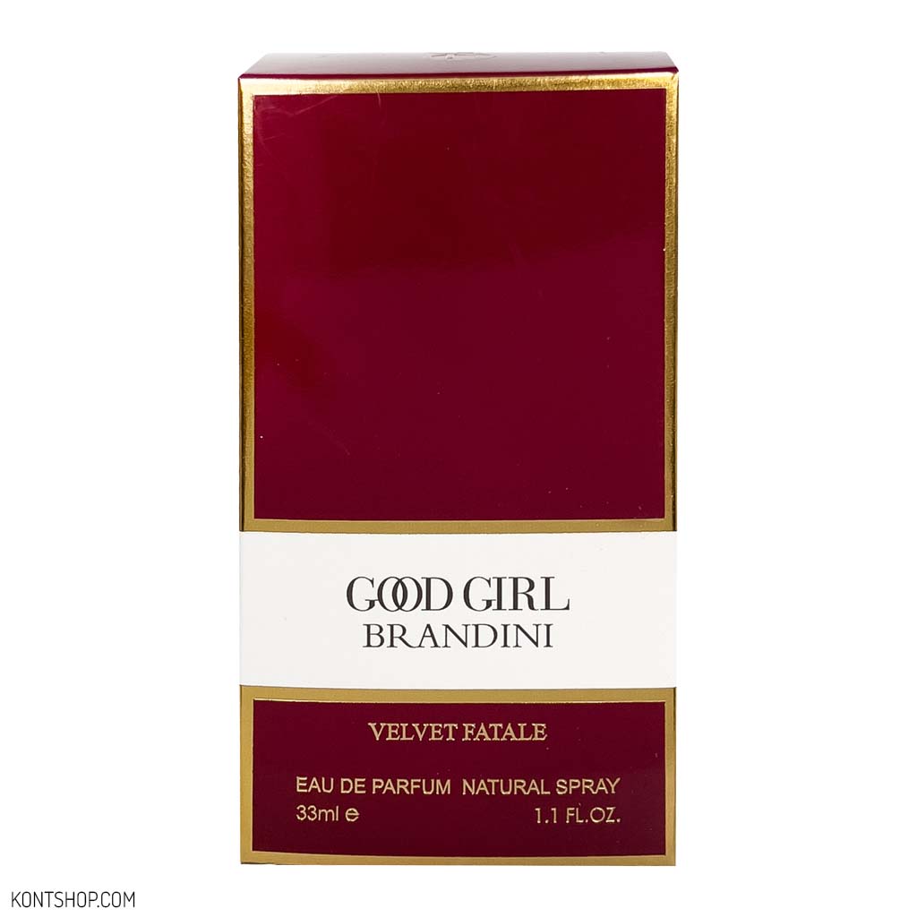 عطر جیبی زنانه برندینی مدل Good Girl Velvet Fatale