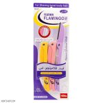 تیغ ابرو فلامینگو بسته 3 عددی