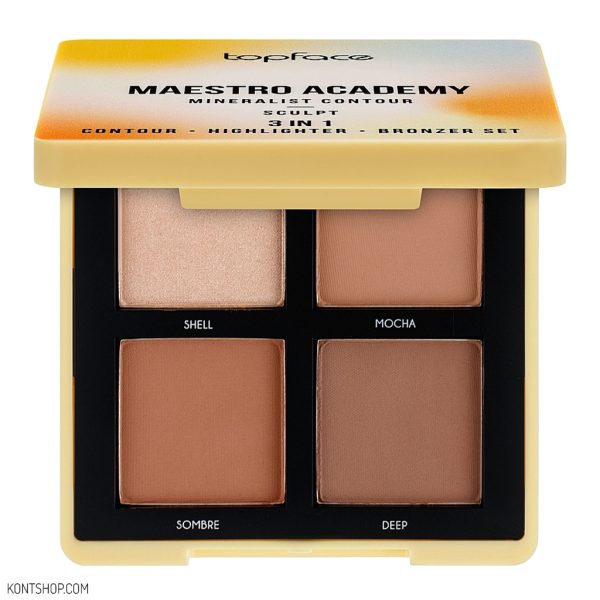 پالت کانتور، هایلایتر و برنزر تاپ‌فیس