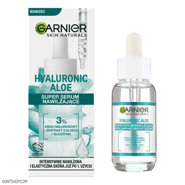 سرم آبرسان هیالورونیک اسید و آلوئه ورا گارنیر