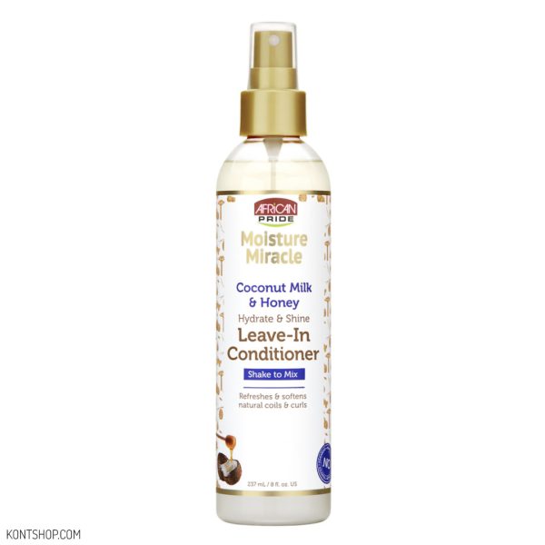 اسپری مو آفریکن پراید مدل Miracle Coconut Milk & Honey
