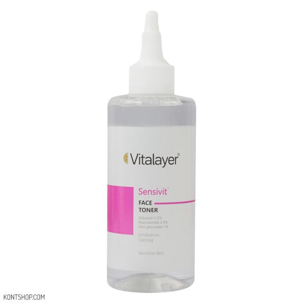 تونر پاک کننده صورت ویتالیر مناسب پوست حساس