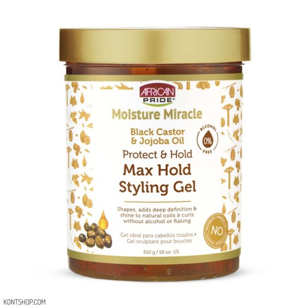 ژل مو آفریکن پراید مدل Miracle Max Hold Styling