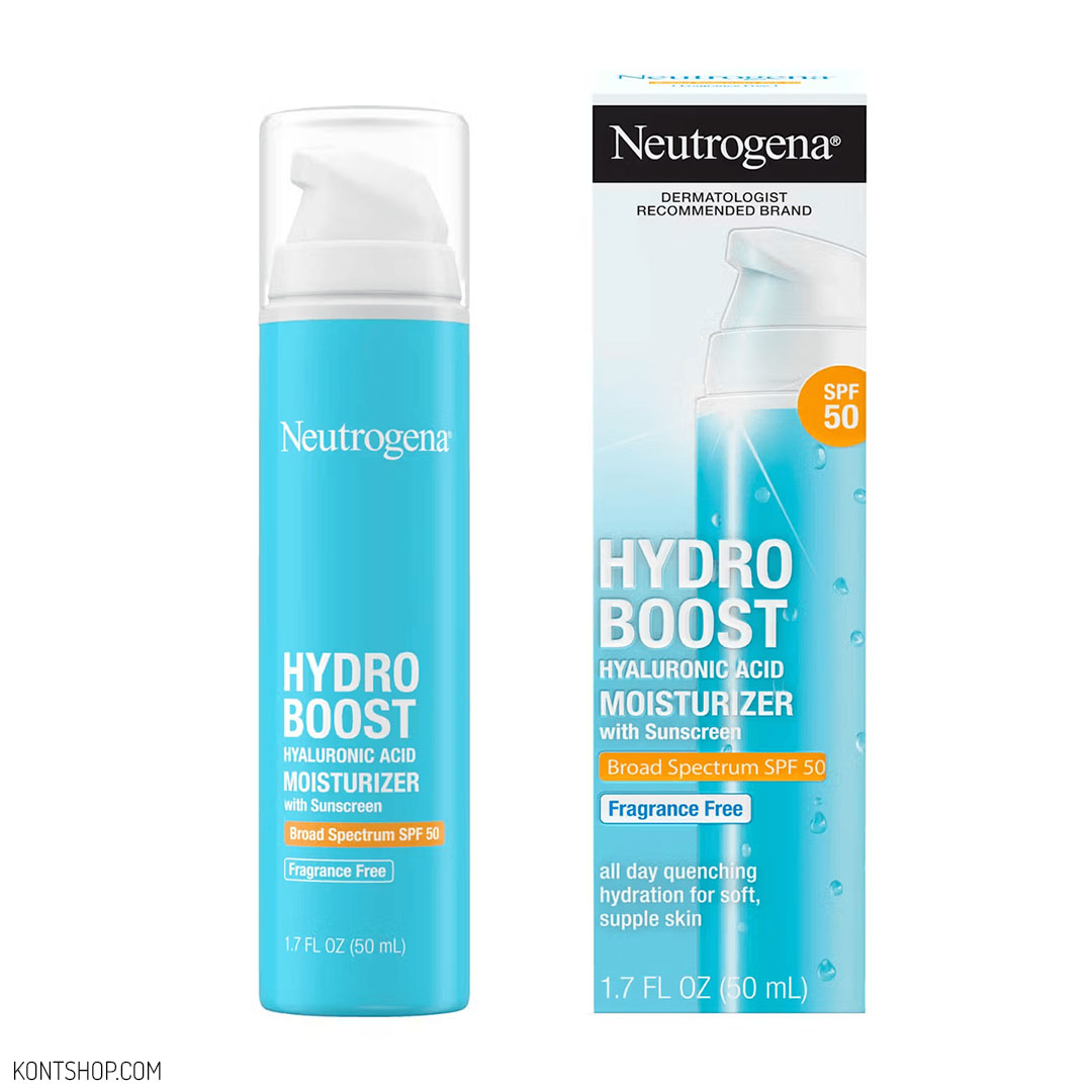 ژل کرم پمپی آبرسان نوتروژینا مدل Hydro Boost حاوی SPF50