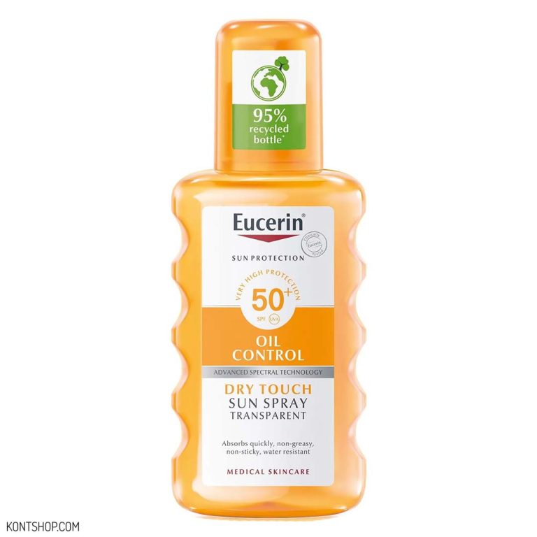 اسپری ضد آفتاب بدون چربی اویل کنترل SPF50 اوسرین به همراه افترسان