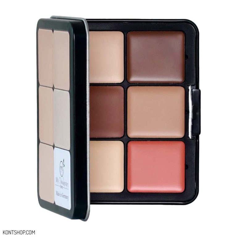 پالت کانتور دو طرفه خشک و کرمی 12 رنگ مای میکاپ استوری