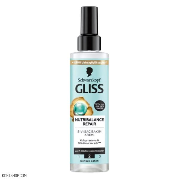 اسپری دوفاز مو گلیس مدل NutriBalance Repair