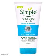 اسکراب پوست چرب clear pore سیمپل