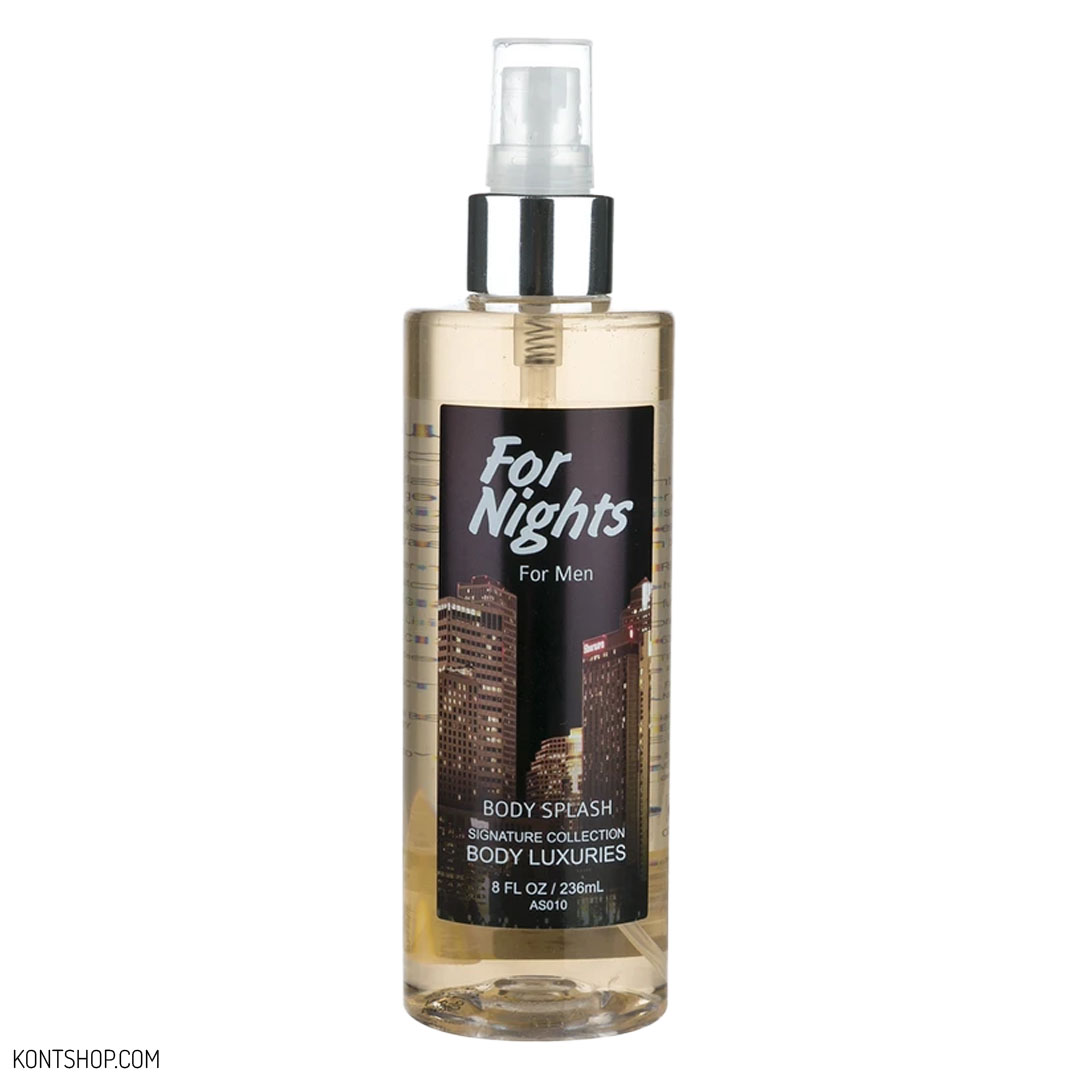 بادی اسپلش مردانه بادی لاکچری مدل For Nights بادی اسپلش مردانه بادی لاکچری مدل For Nights