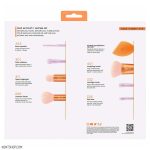 ست براش ریل تکنیک 7 تایی مدل Level Up Brush Sponge Kit