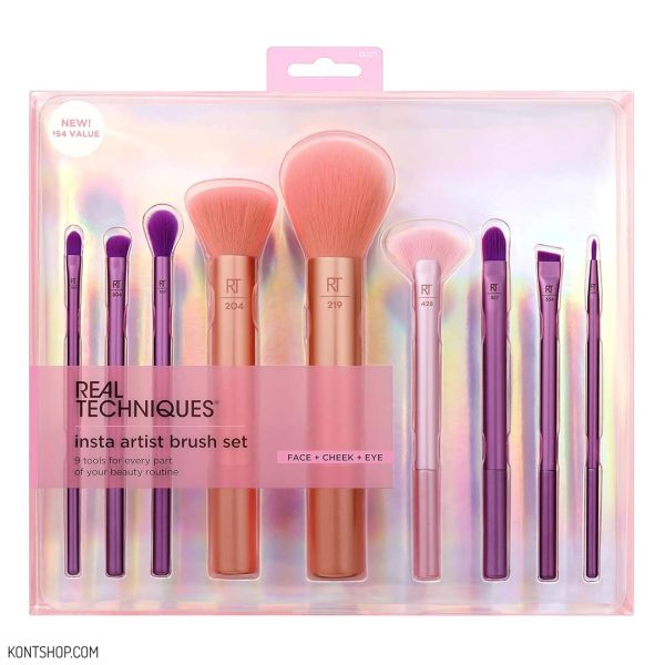 ست براش ریل تکنیک 9 تایی مدل Insta Artist Brush Set