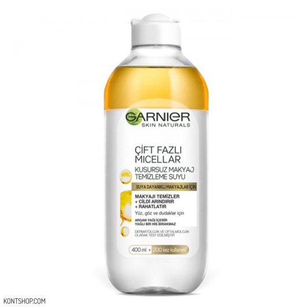 میسلار واتر دوفاز گارنیر حاوی روغن آرگان