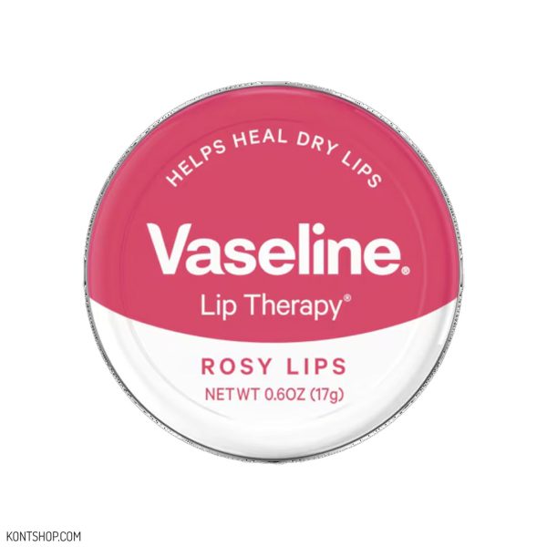 بالم لب کاسه‌ای وازلین حاوی عصاره گل رز