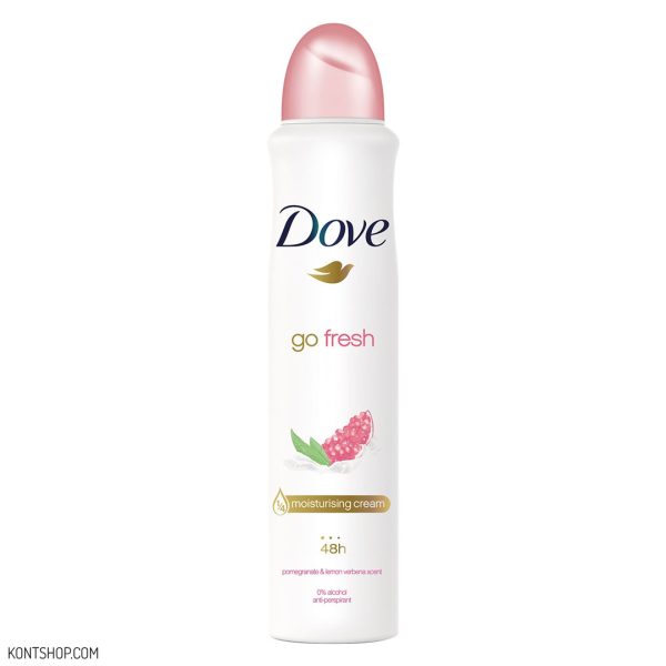 اسپری ضد تعریق زنانه Go Fresh داو با رایحه انار و لیمو