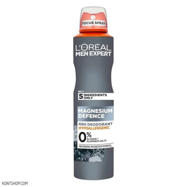 اسپری ضد تعریق مردانه Magnesium Defence لورال