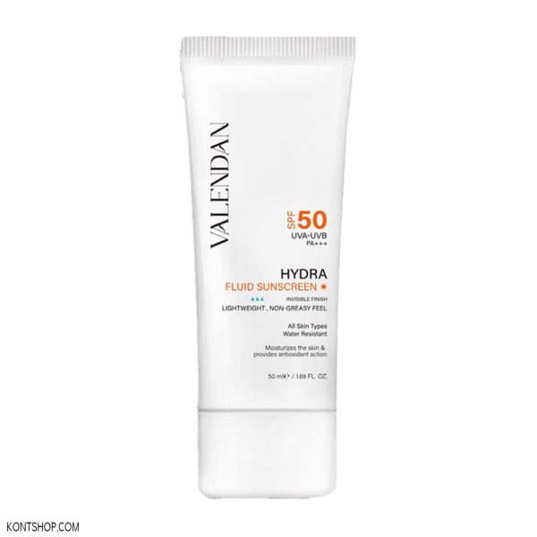 فلوئید ضد آفتاب آبرسان بی رنگ ولندان