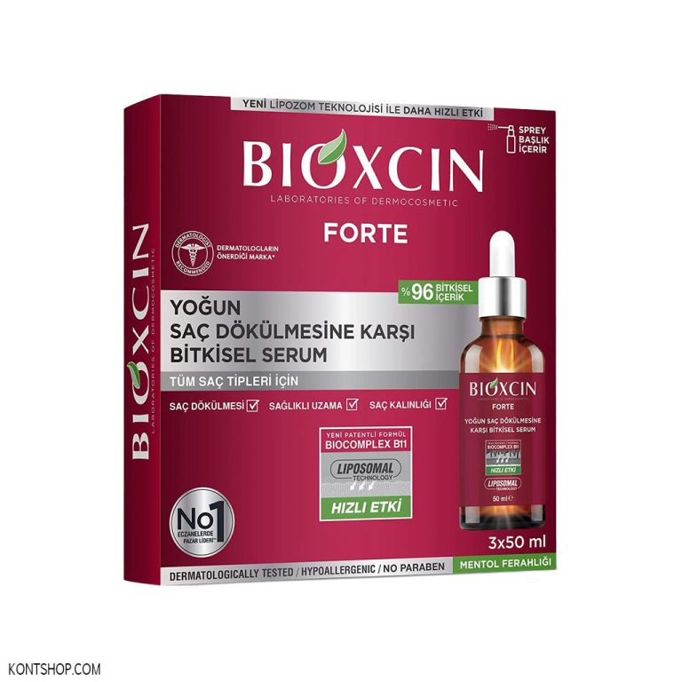پک سرم مو فورت گیاهی بیوکسین | ضد ریزش 3 عددی