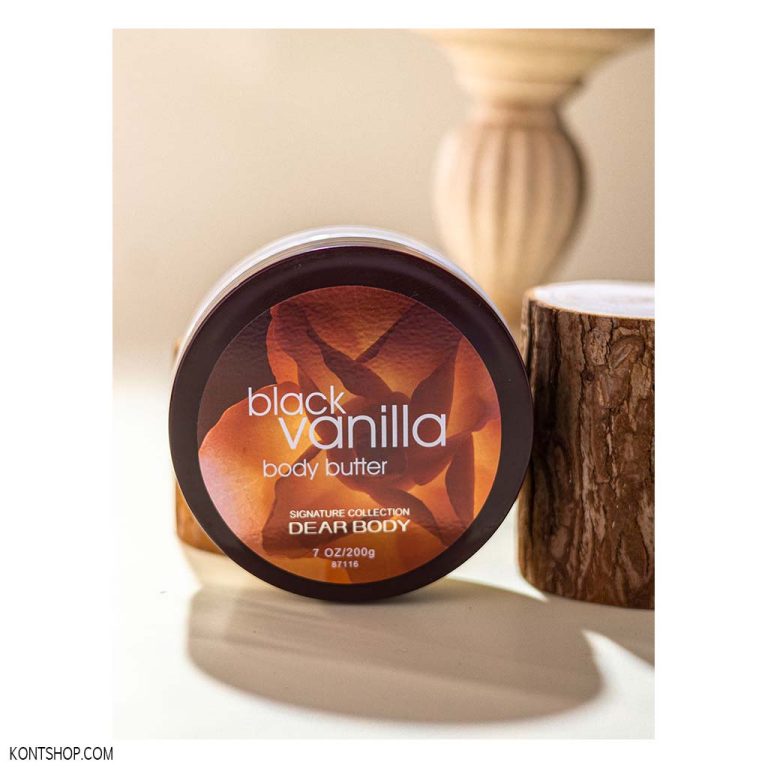 کره بدن Black vanilla دیر بادی